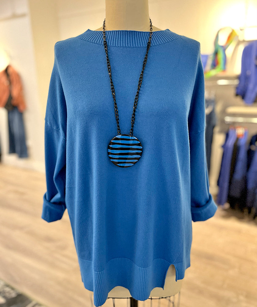 Sixty Seven Boutique™ Soft and Relaxed Asymmetrical Pullover