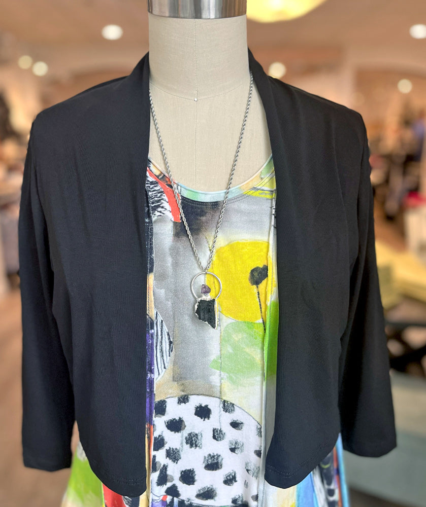 Sixty Seven Boutique™ Jersey Bolero Cardigan, Black or White