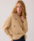 Sixty Seven Boutique™ Buzzy Sweater Tan