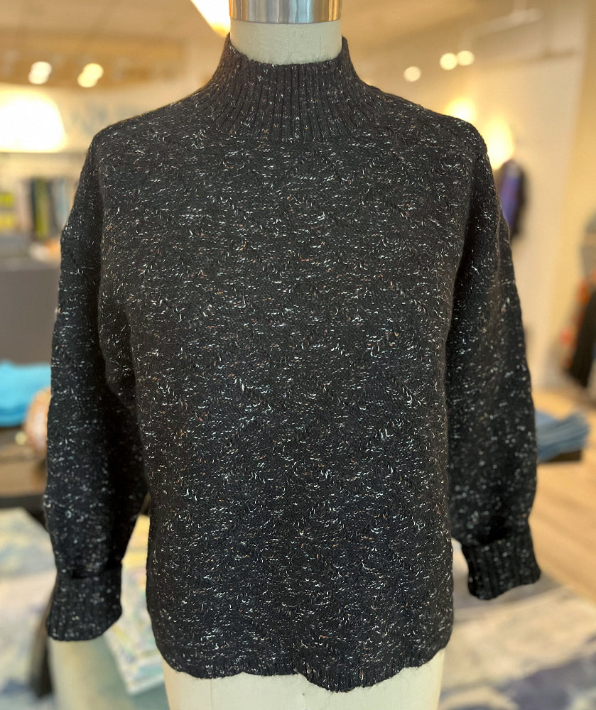 Sixty Seven Boutique™ Tribal Marled Autumn Pullover Black