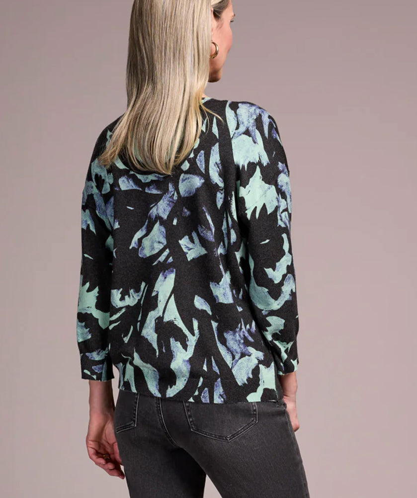 Sixty Seven Boutique™ Tribal Soft Crewneck Pullover Mint Splash